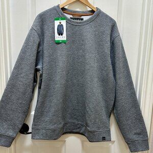 Jachs NY Men's Wool Blend Sweatshirt Size XL Grey Relax Fit Warm Outdoor (NEW)